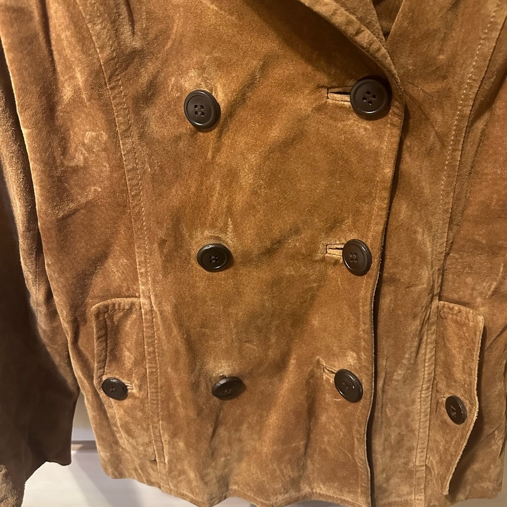 Finity Studio Leather Vintage Suede Lined Jacket … - image 2